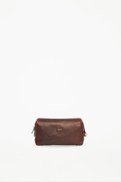 St Laurence Toiletries Bag - Brown