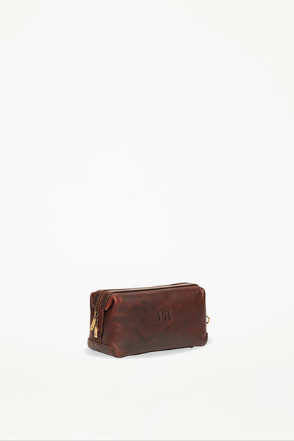 St Laurence Toiletries Bag - Brown